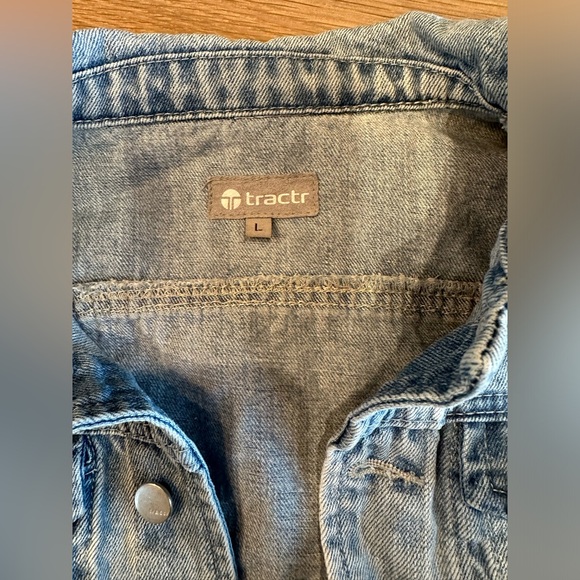Tractr Jean jacket- kids size L - Picture 2 of 4